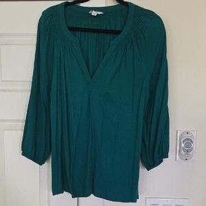 Crown & Ivy Teal Blouse